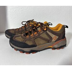 Merrell Hiking Shoes Women's Size 7 Pandora Coffee Kangaroo Suede Vibram Trail